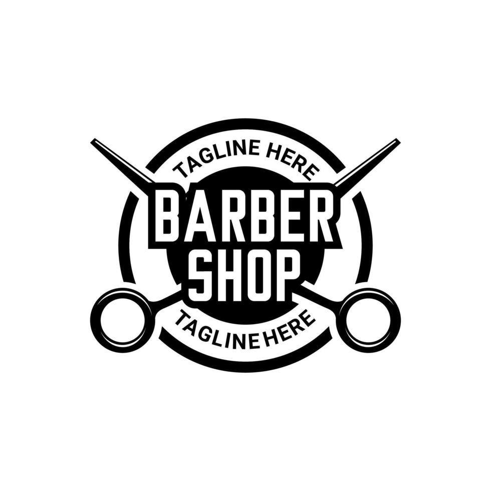 barbería logo vector