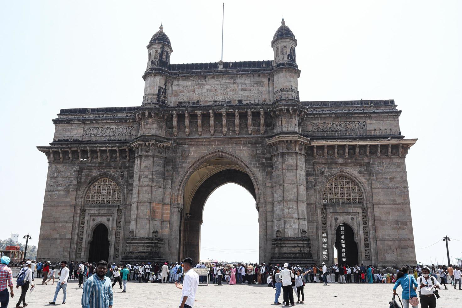 mumbai, india 17 de marzo puerta de entrada de la india en mumbai, india. foto