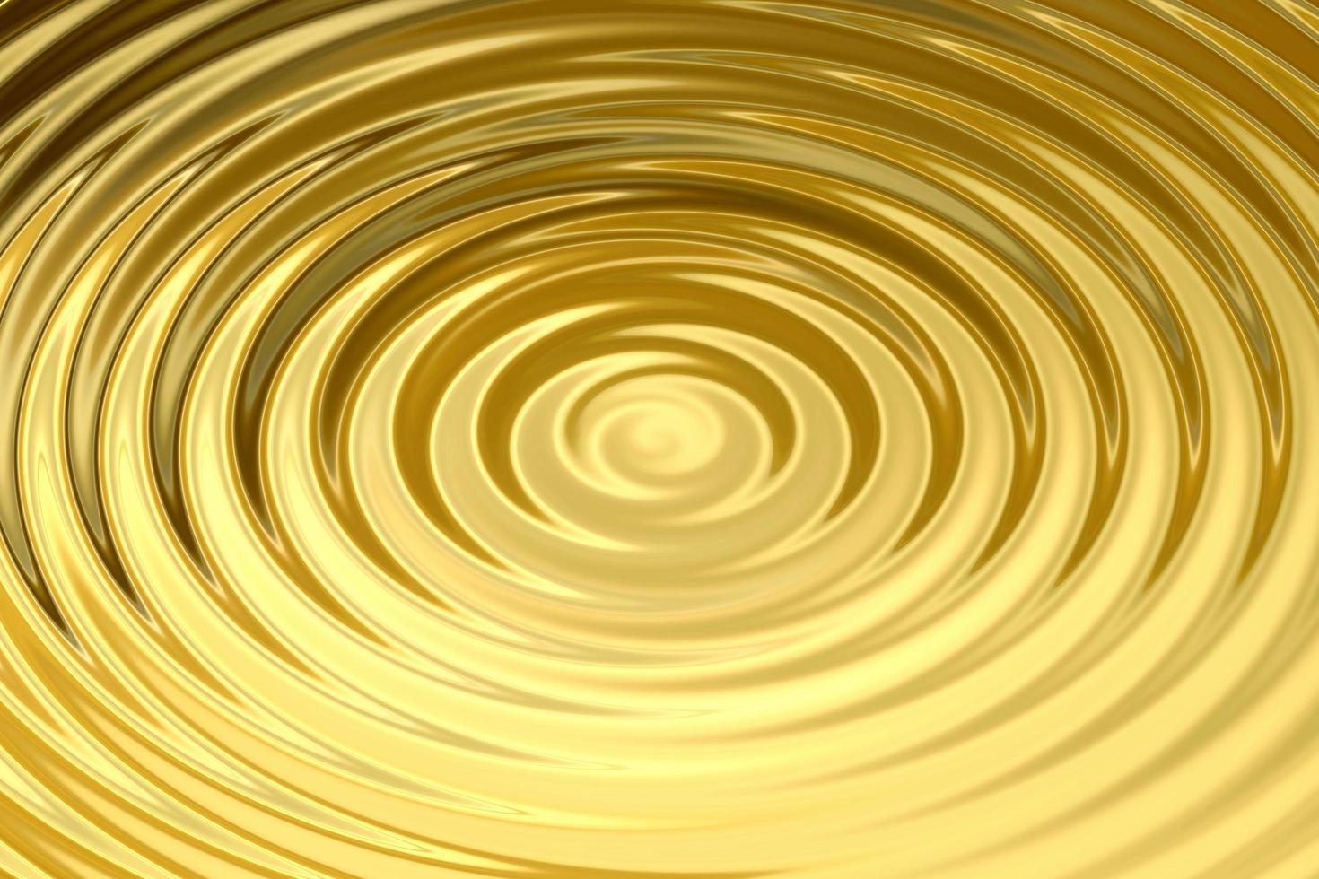 Glowing gold water ring with liquid ripple, abstract background texture photo
