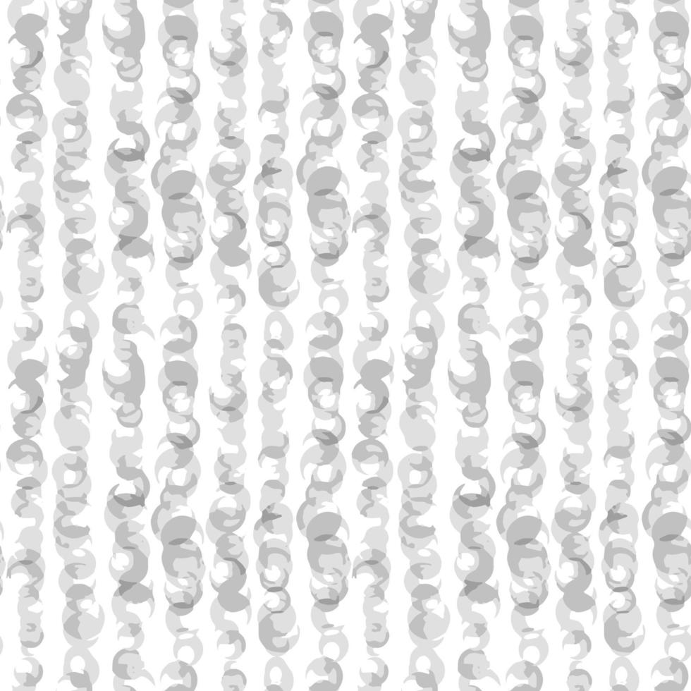 Seamless abstract pattern of broken geometric shapes. Brush strokes are hand-drawn. vector