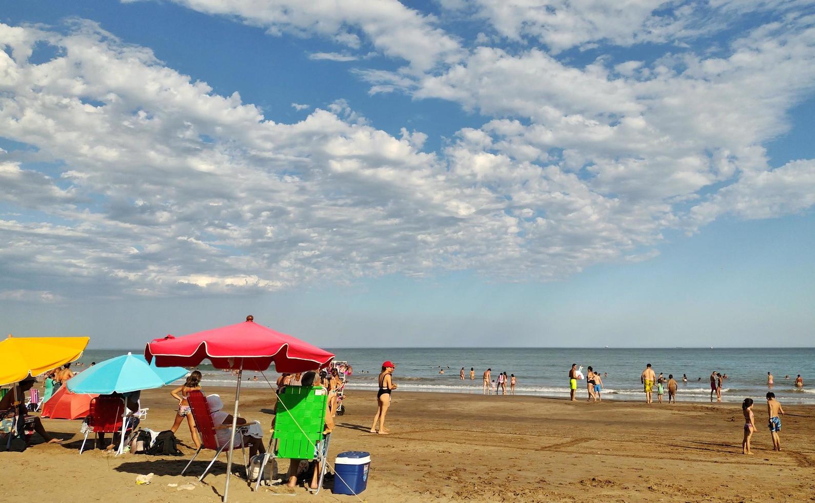 Buenos Aires, Argentina, 2022. Beach in Quequen photo