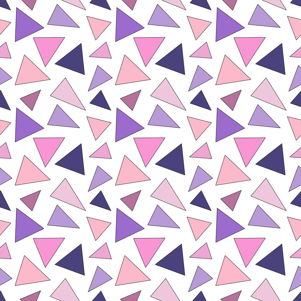 Seamless texture triangle pattern geometric design background for clothes, paper, tiles, textile photo