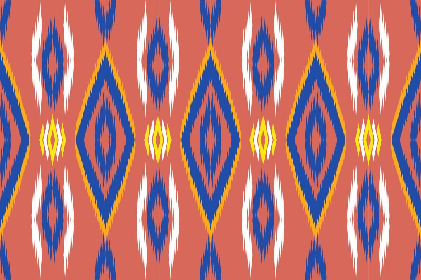 Seamless geometric ethnic asian oriental and tradition pattern design for texture and background. Silk and fabric pattern decoration for carpet, clothing, wrapping and wallpaper vector