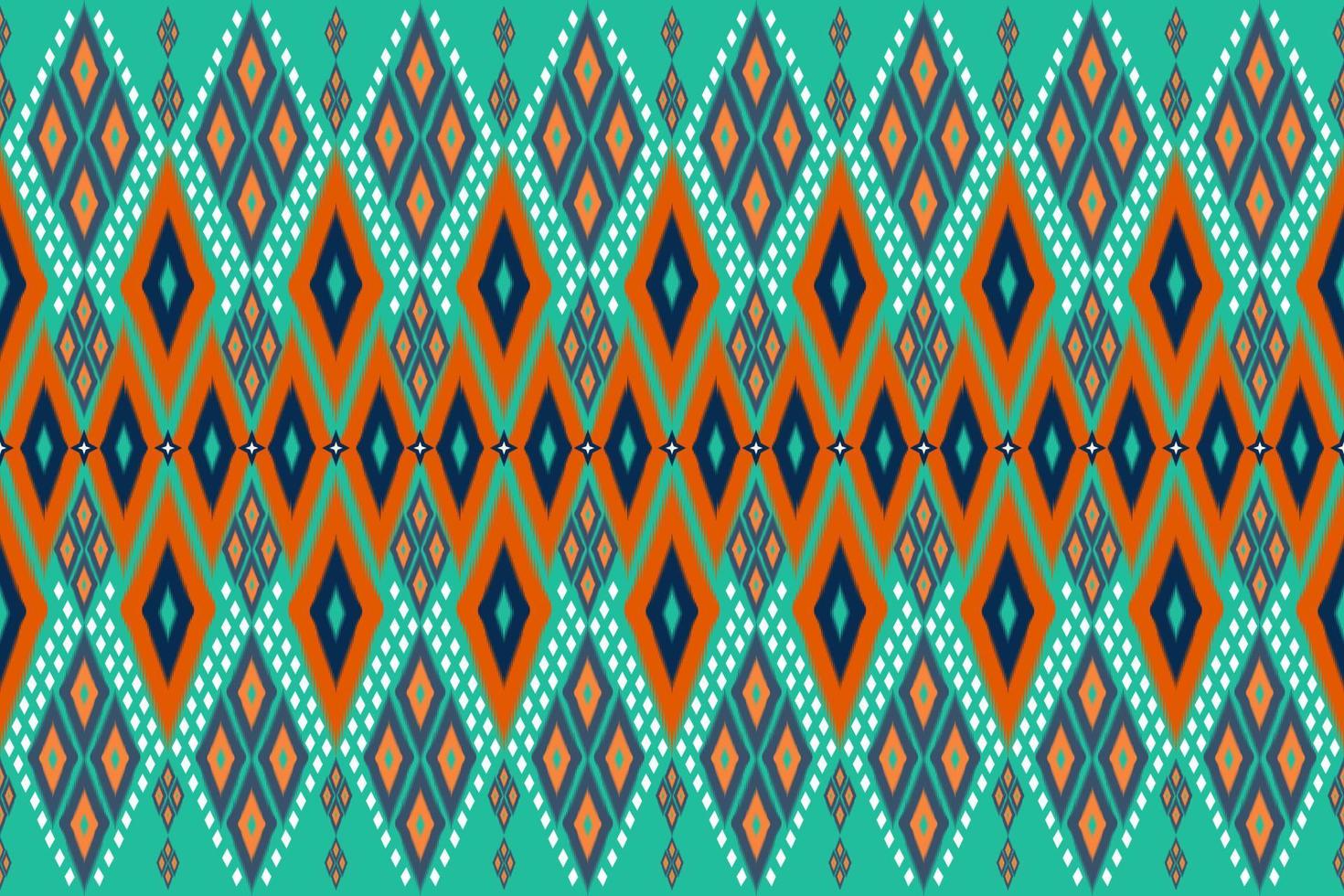 Seamless geometric ethnic asian oriental and tradition pattern design for texture and background. Silk and fabric pattern decoration for carpet, clothing, wrapping and wallpaper vector