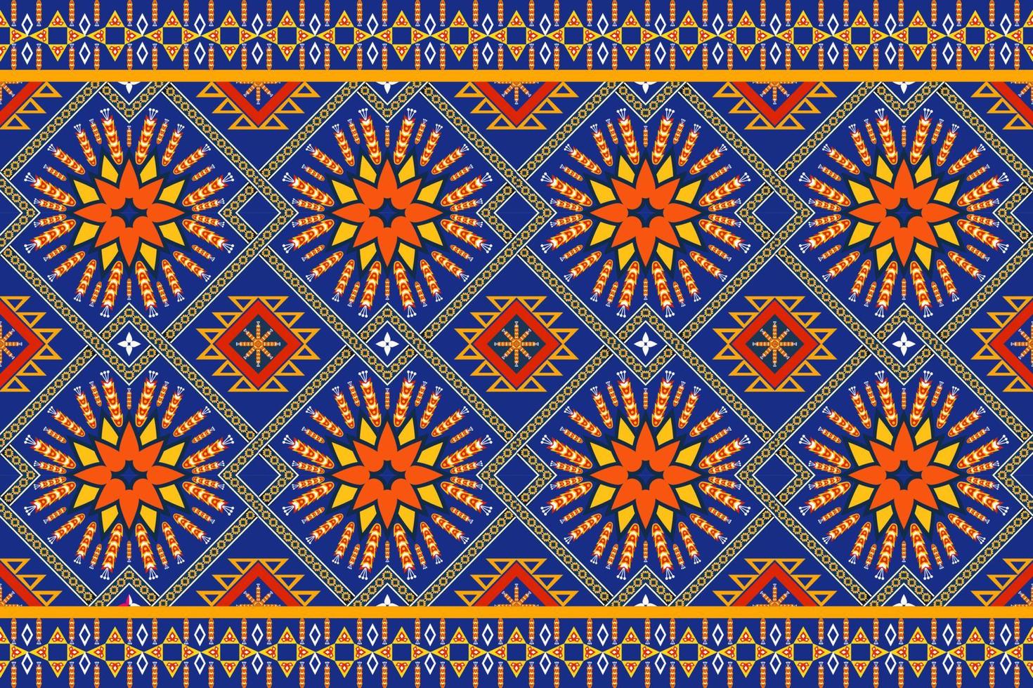 Seamless geometric ethnic asian oriental and tradition pattern design for texture and background. Silk and fabric pattern decoration for carpet, clothing, wrapping and wallpaper vector