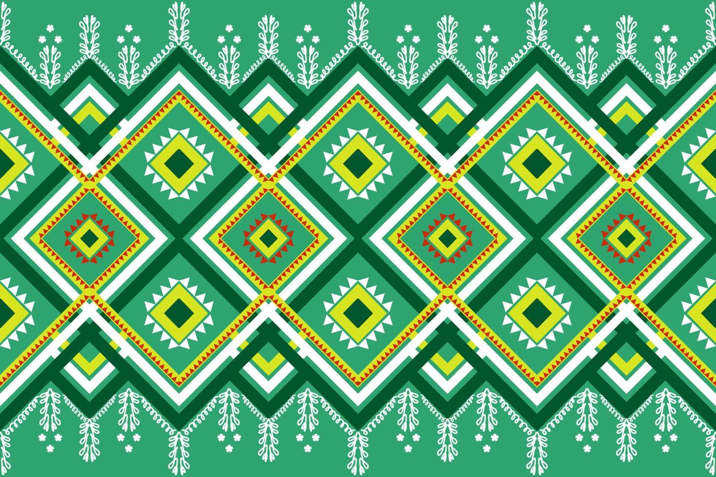 Seamless geometric ethnic asian oriental and tradition pattern design for texture and background. Silk and fabric pattern decoration for carpet, clothing, wrapping and wallpaper vector
