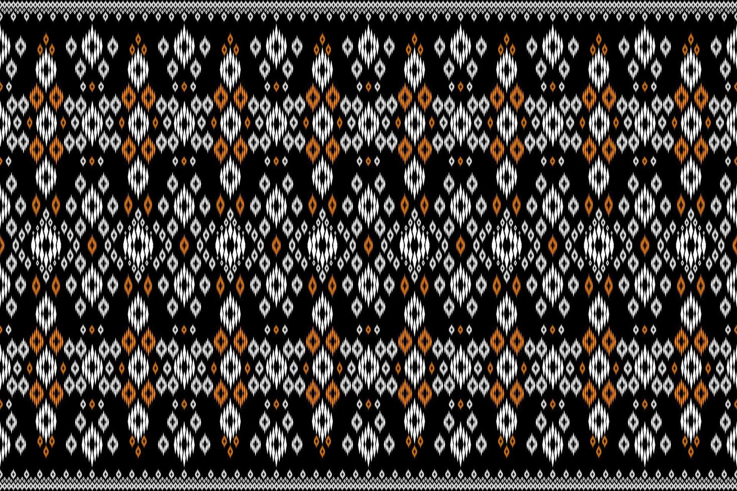Seamless geometric ethnic asian oriental and tradition pattern design for texture and background. Silk and fabric pattern decoration for carpet, clothing, wrapping and wallpaper vector