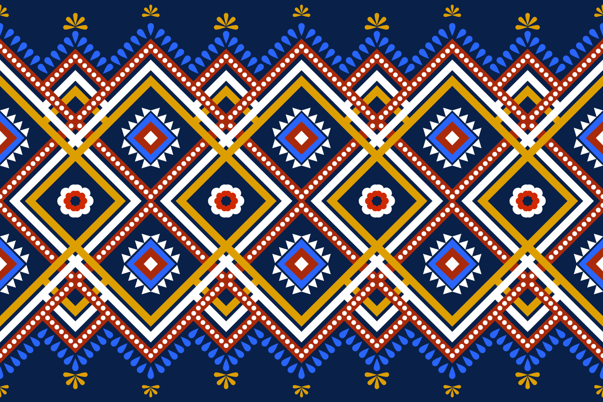 Seamless geometric ethnic asian oriental and tradition pattern design ...