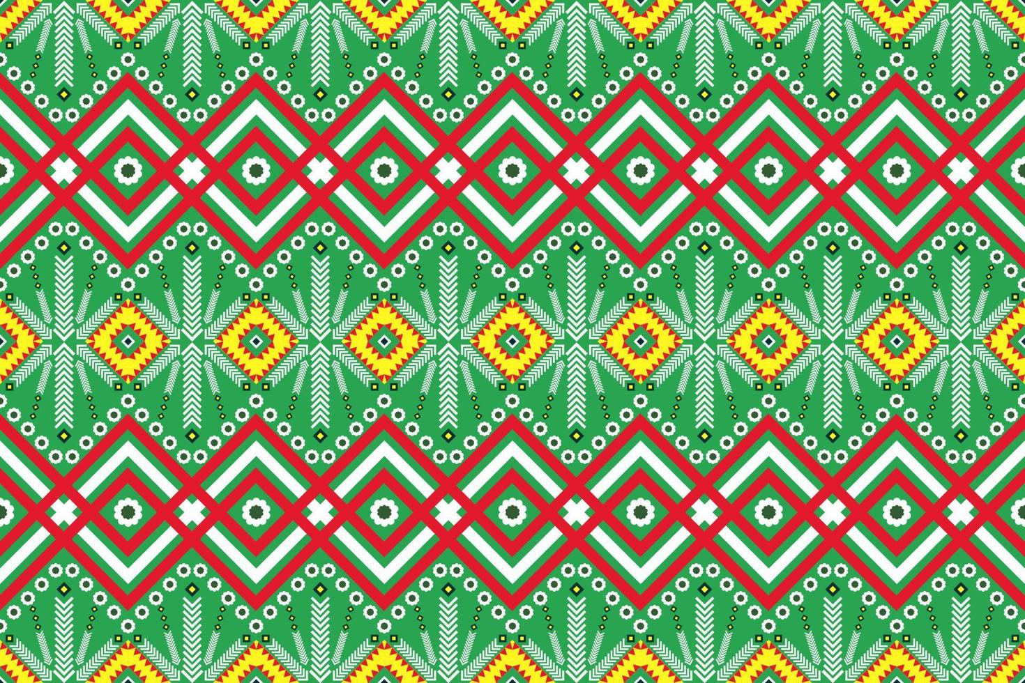 Seamless geometric ethnic asian oriental and tradition pattern design for texture and background. Silk and fabric pattern decoration for carpet, clothing, wrapping and wallpaper vector