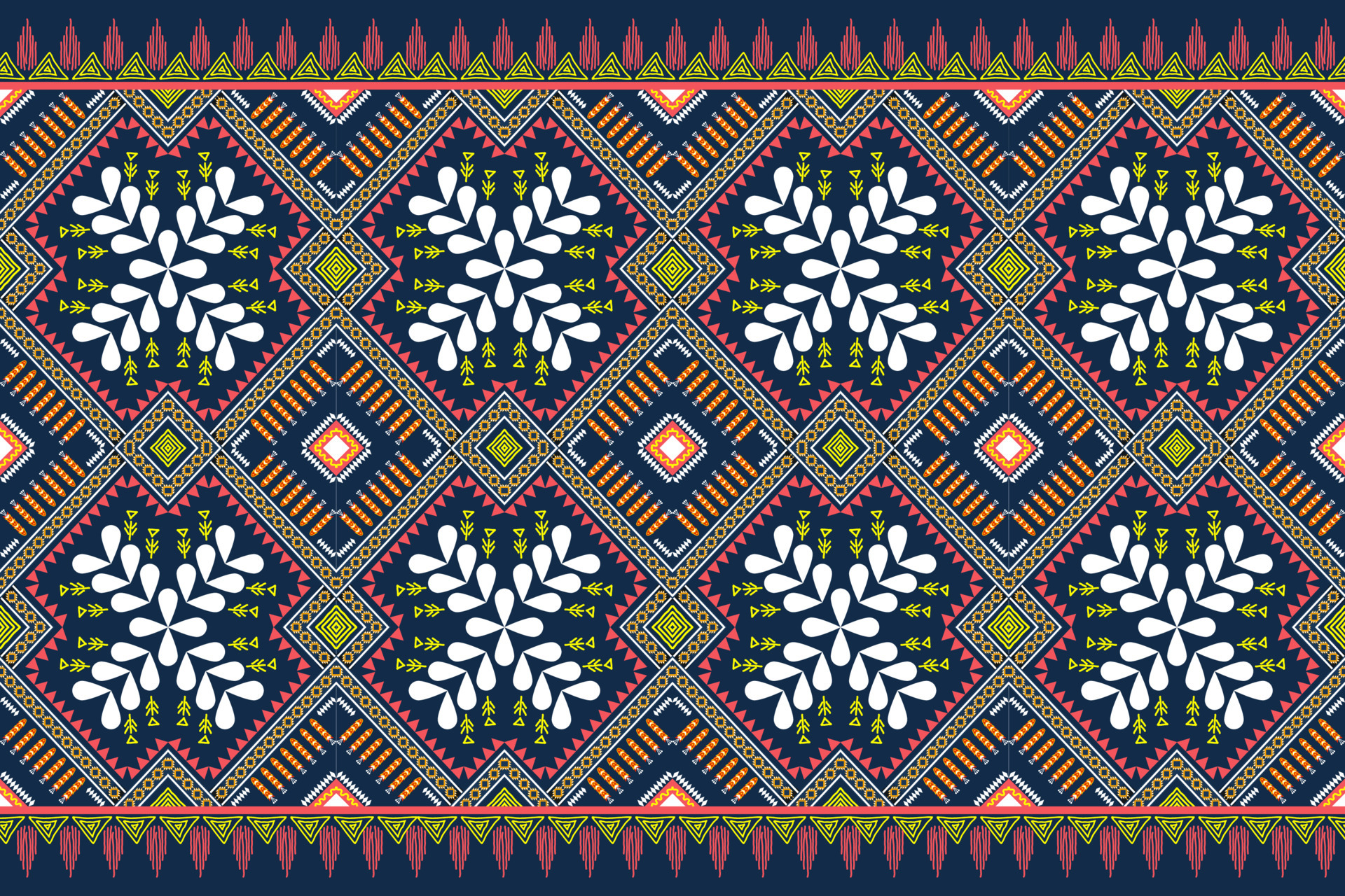 Seamless geometric ethnic asian oriental and tradition pattern design for  texture and background. Silk and fabric pattern decoration for carpet,  clothing, wrapping and wallpaper 6881074 Vector Art at Vecteezy