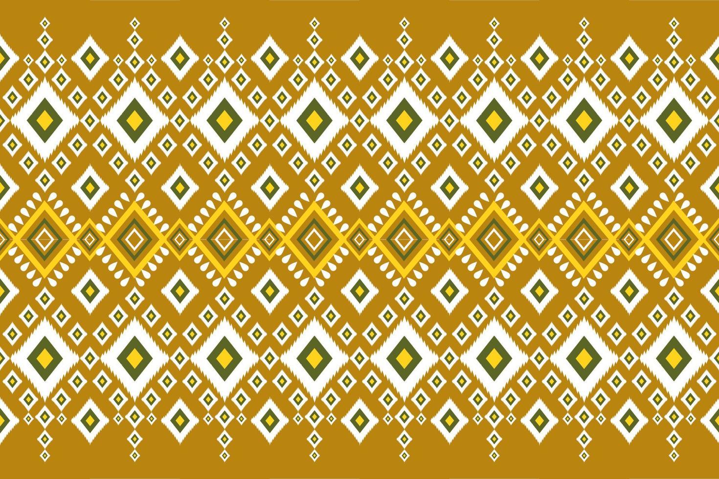 Seamless geometric ethnic asian oriental and tradition pattern design for texture and background. Silk and fabric pattern decoration for carpet, clothing, wrapping and wallpaper vector