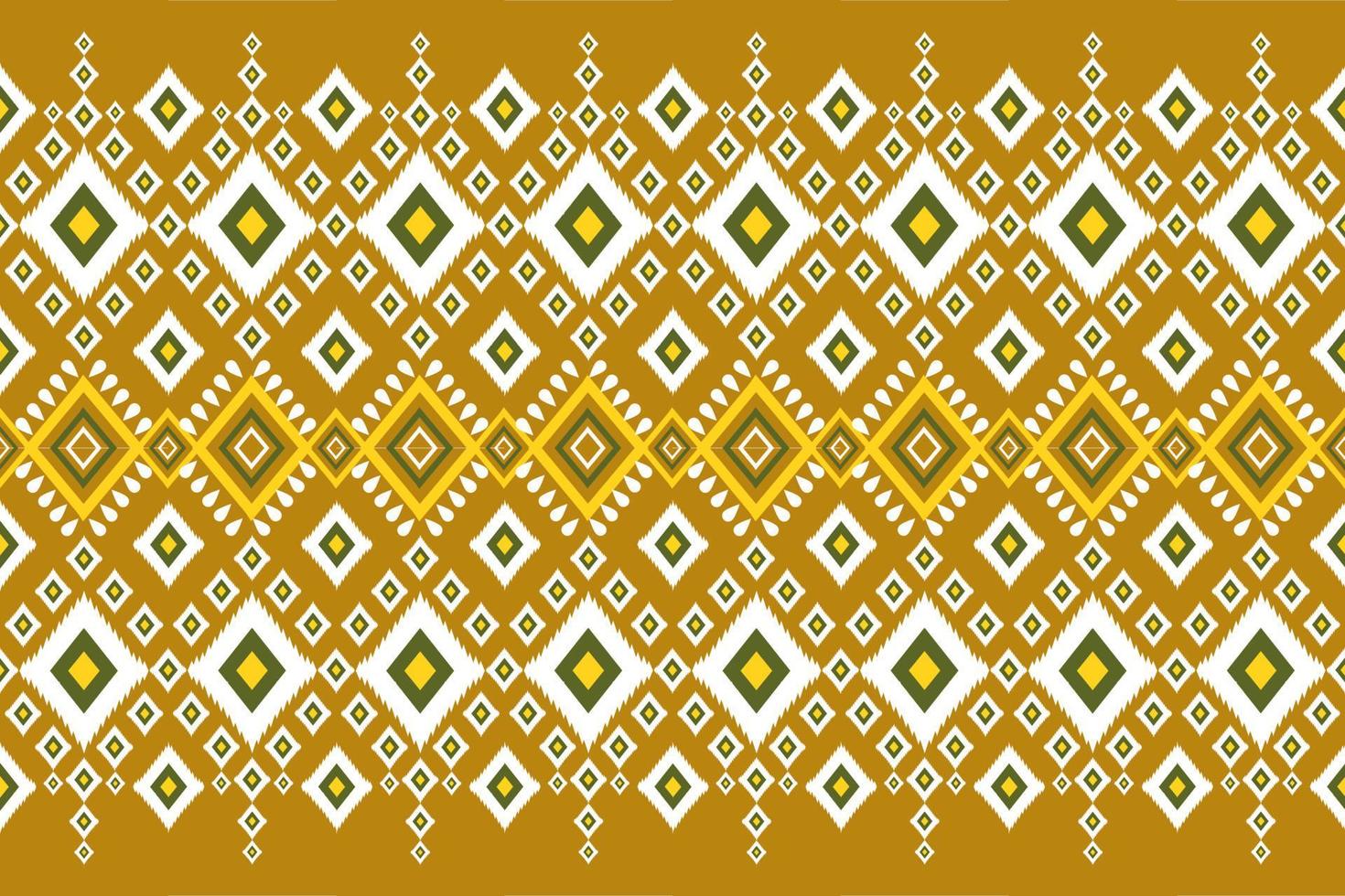 Diseño de patrón de tradición y oriental asiático étnico geométrico sin costuras para textura y fondo. decoración de patrones de seda y tela para alfombras, prendas de vestir, envolturas y papel tapiz vector