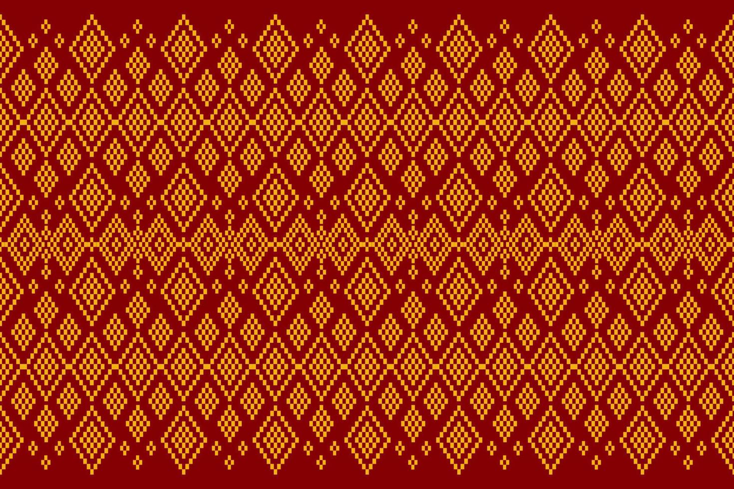 Seamless geometric ethnic asian oriental and tradition pattern design for texture and background. Silk and fabric pattern decoration for carpet, clothing, wrapping and wallpaper vector