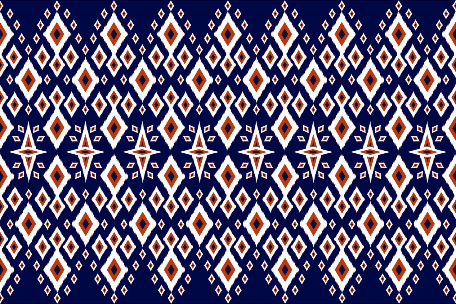 Seamless geometric ethnic asian oriental and tradition pattern design for texture and background. Silk and fabric pattern decoration for carpet, clothing, wrapping and wallpaper vector