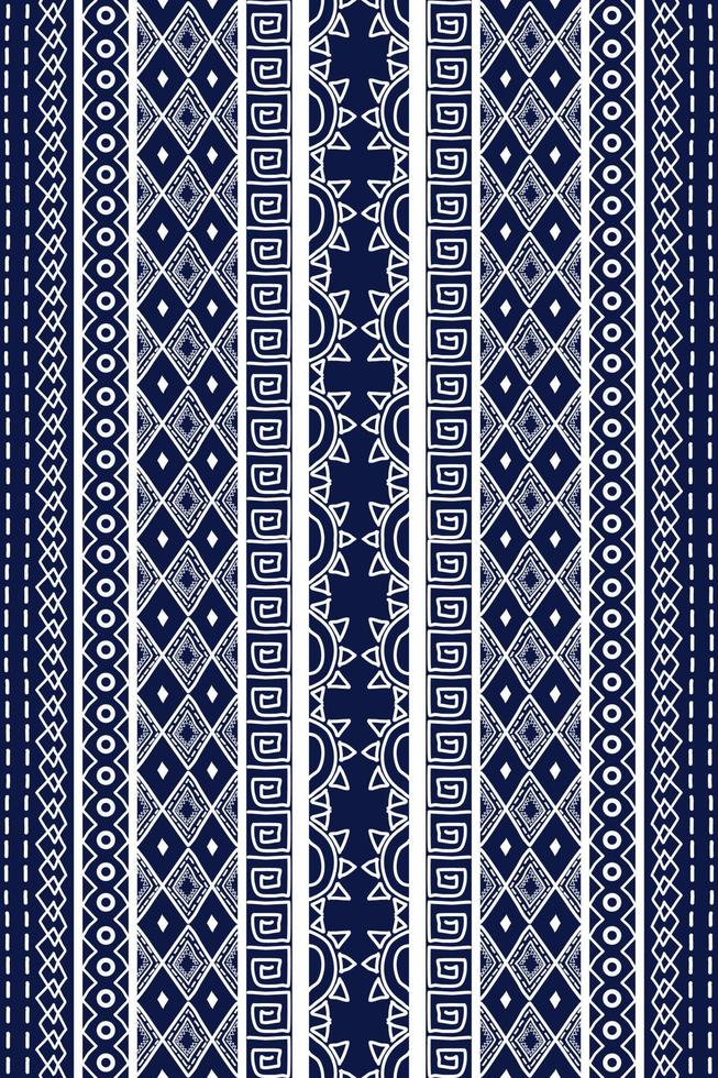 Seamless geometric ethnic asian oriental and tradition pattern design for texture and background. Silk and fabric pattern decoration for carpet, clothing, wrapping and wallpaper vector