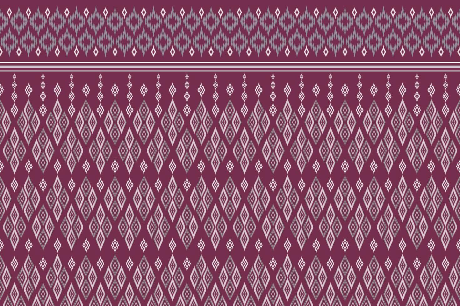 Seamless geometric ethnic asian oriental and tradition pattern design for texture and background. Silk and fabric pattern decoration for carpet, clothing, wrapping and wallpaper vector