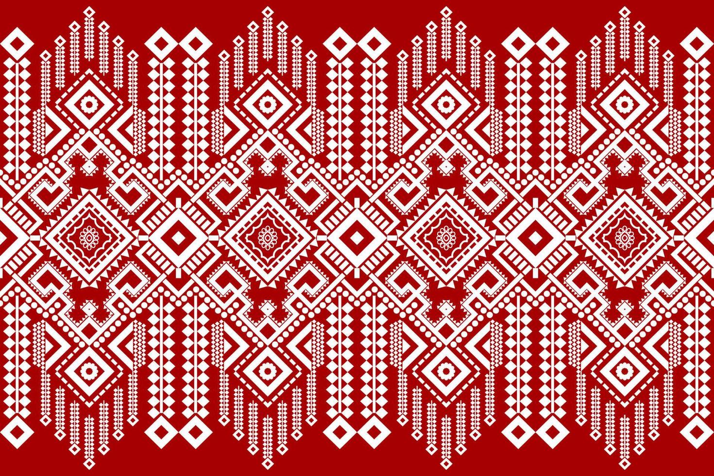 Seamless geometric ethnic asian oriental and tradition pattern design for texture and background. Silk and fabric pattern decoration for carpet, clothing, wrapping and wallpaper vector