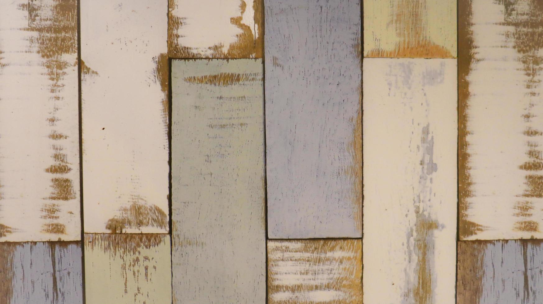 Design of colorful wood frame texture background. photo