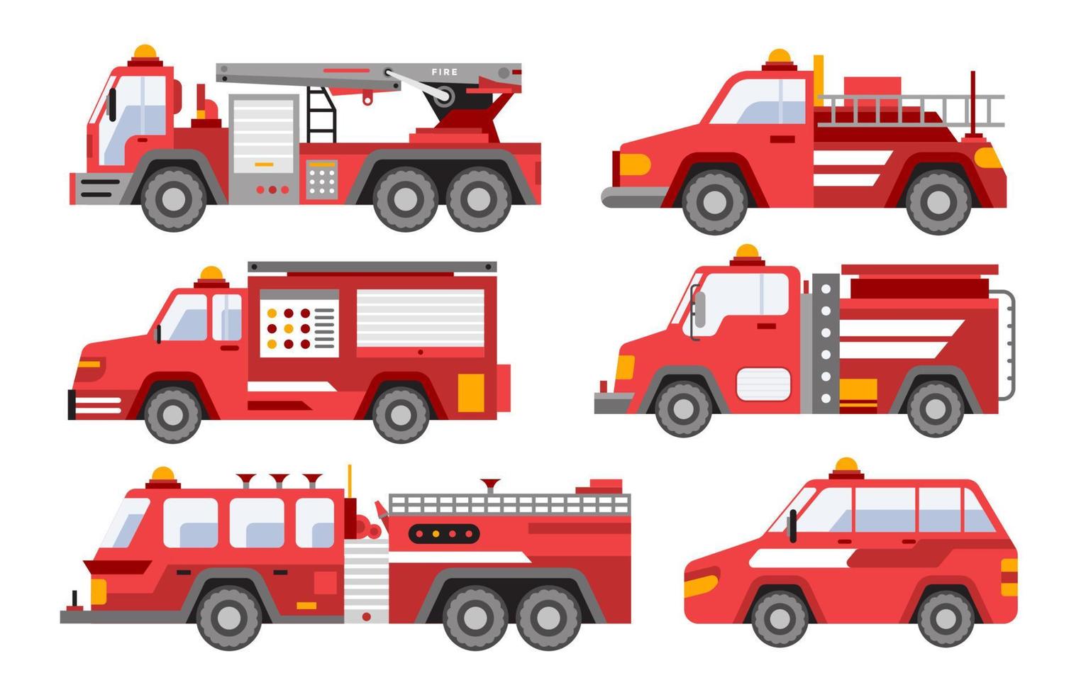 Fire Truck Element vector