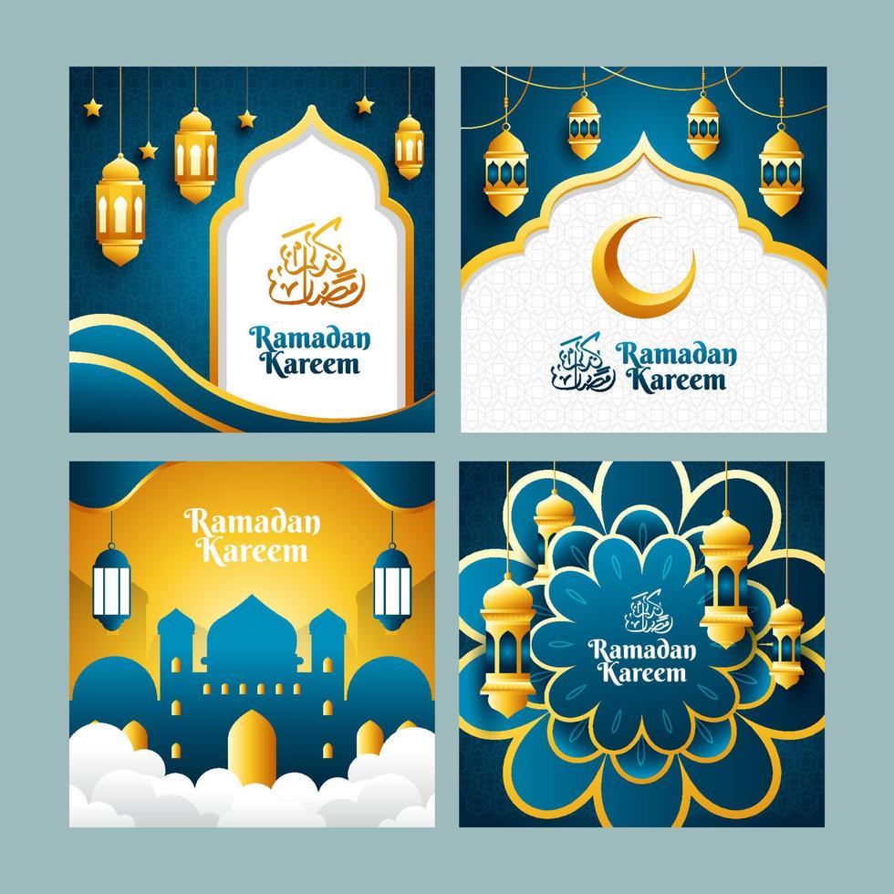 Ramadan Social Media Post vector