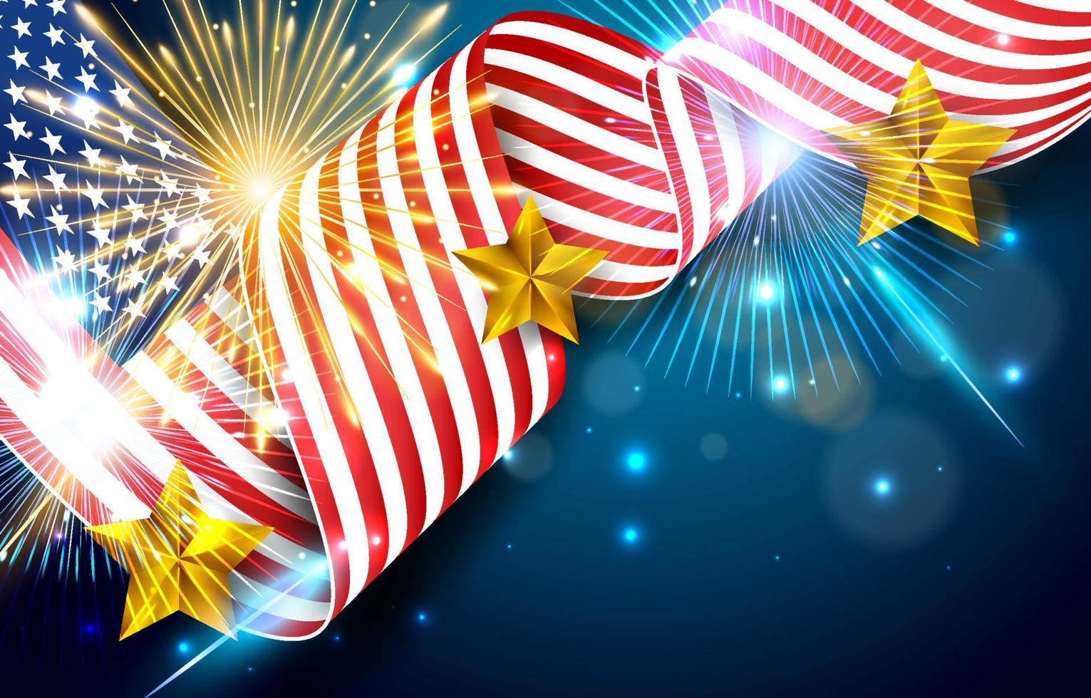 4th of July Background vector