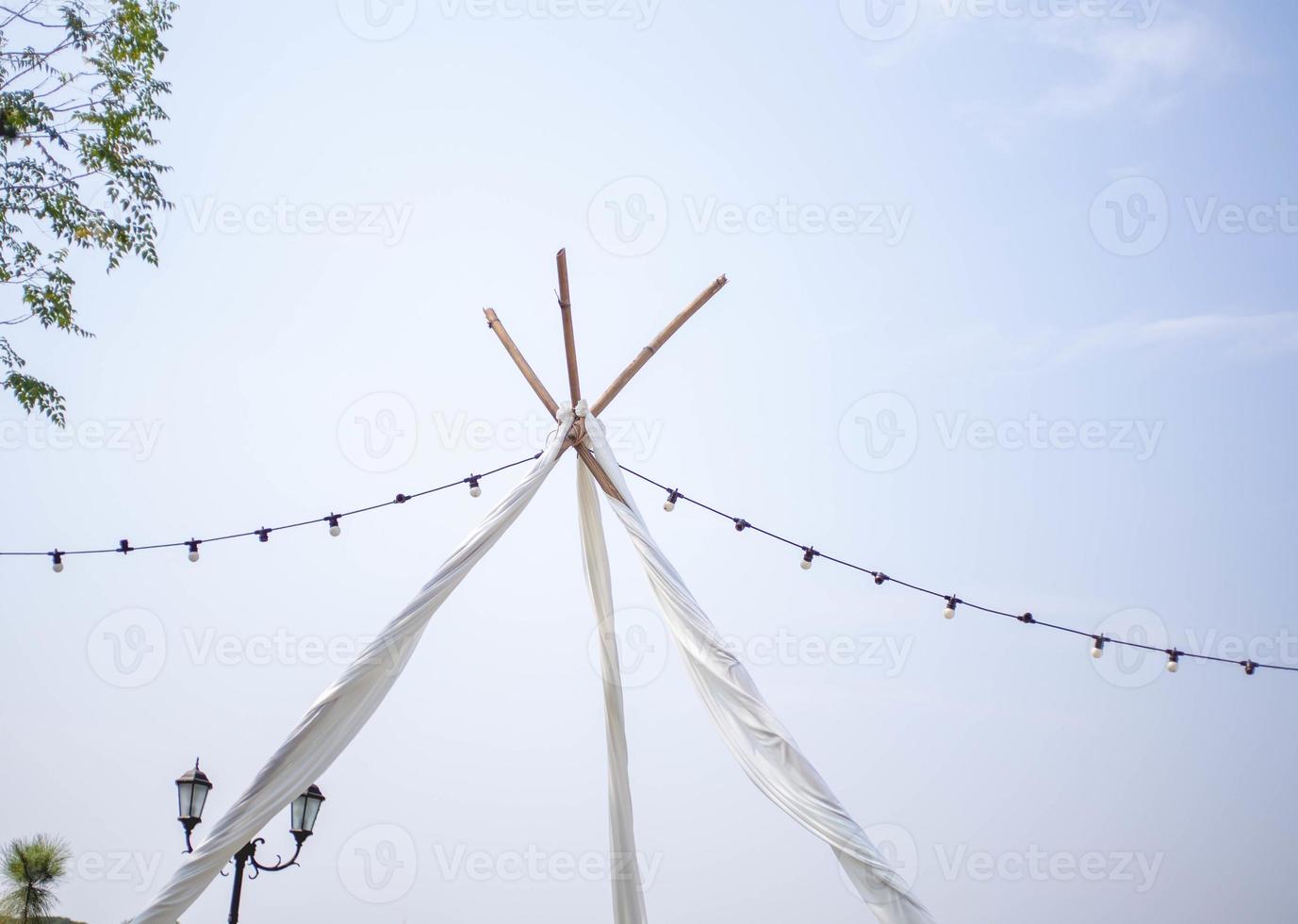 sky and bamboo photo