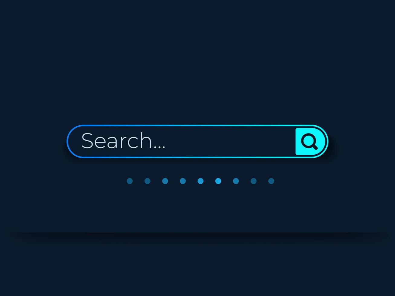 Search bar vector ui