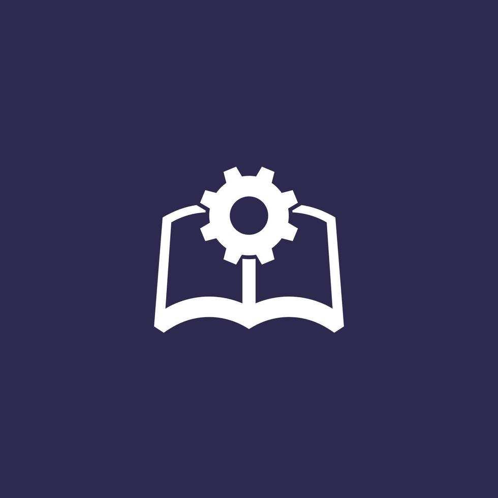 manual, instructions vector icon 6883323 Vector Art at Vecteezy