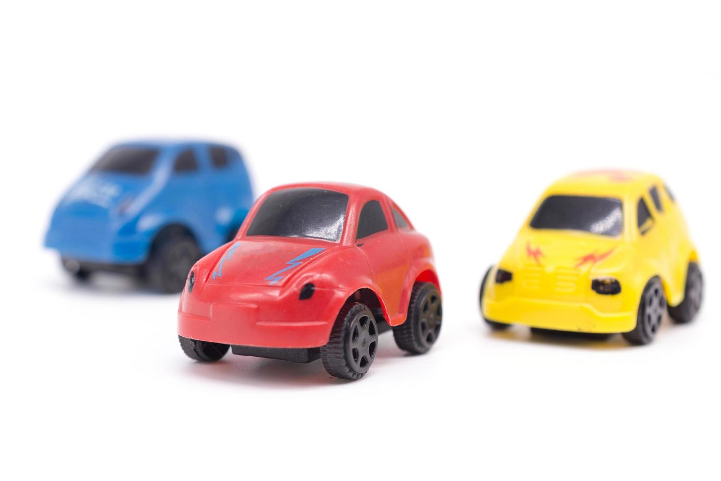 car toy on white background. photo