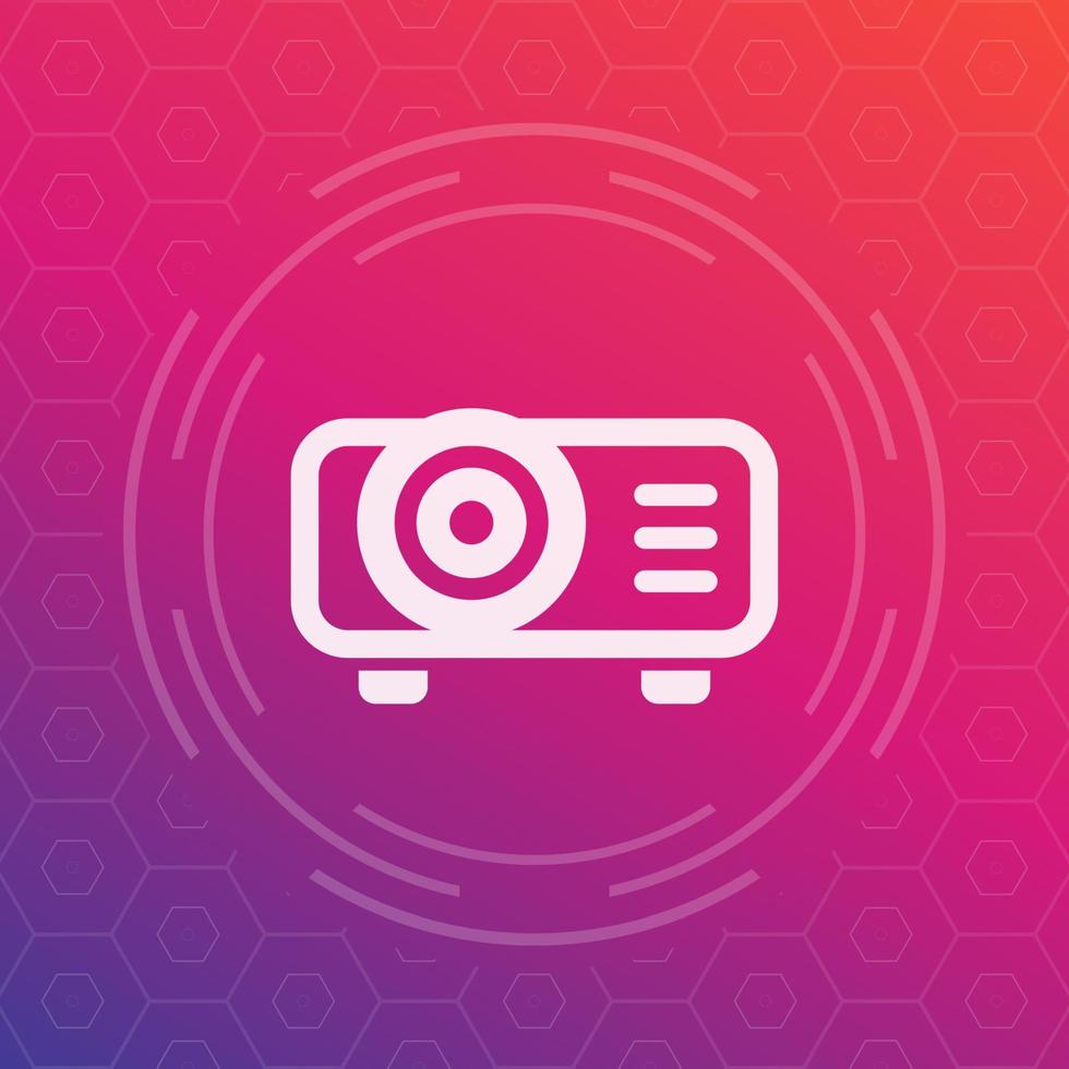 Projector vector icon