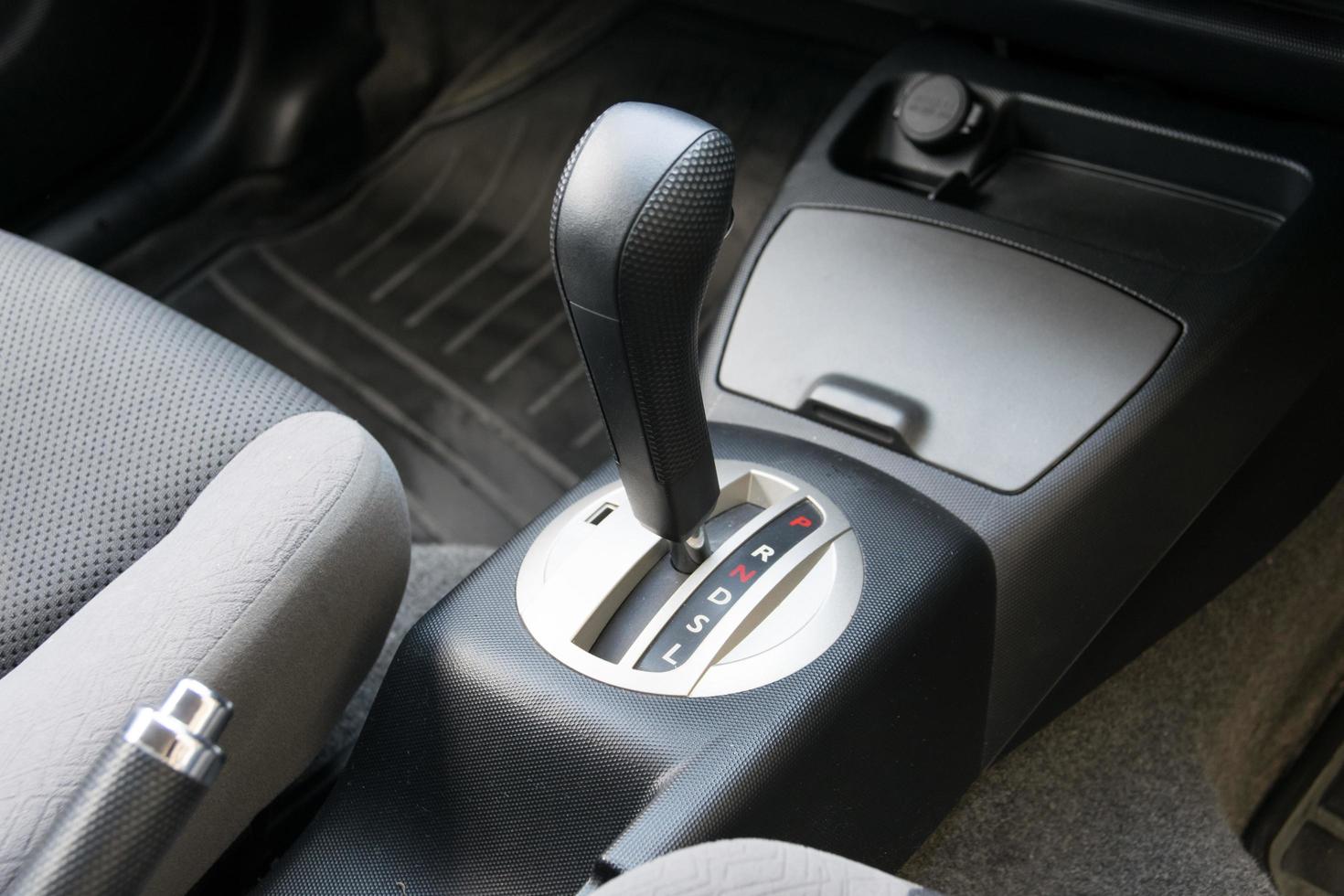 Automatic transmission gear shift. photo