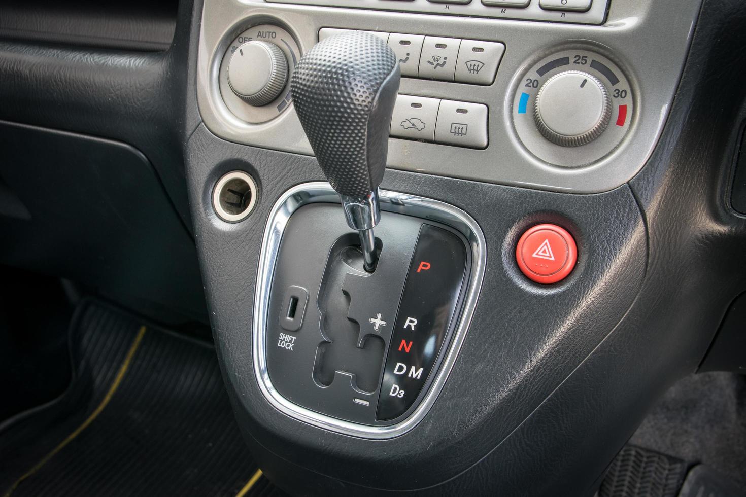 Automatic transmission gear shift. photo