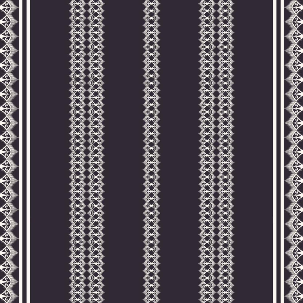 fondo transparente de bordado monocromo. diseño de patrón simple vertical de forma tribal étnica pequeña. uso para telas, textiles, elementos de decoración de interiores, tapicería, envoltura. foto