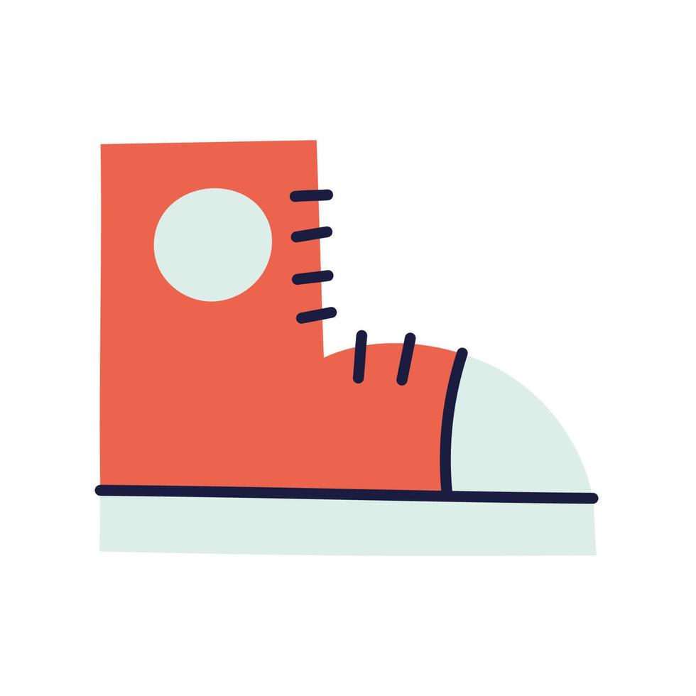 Shoes. Hand Drawn Doodle Kid Stuff Icon. vector