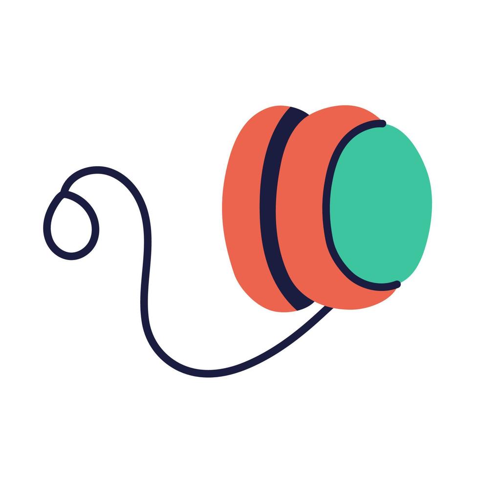 Yoyo. Hand Drawn Doodle Kid Stuff Icon. vector