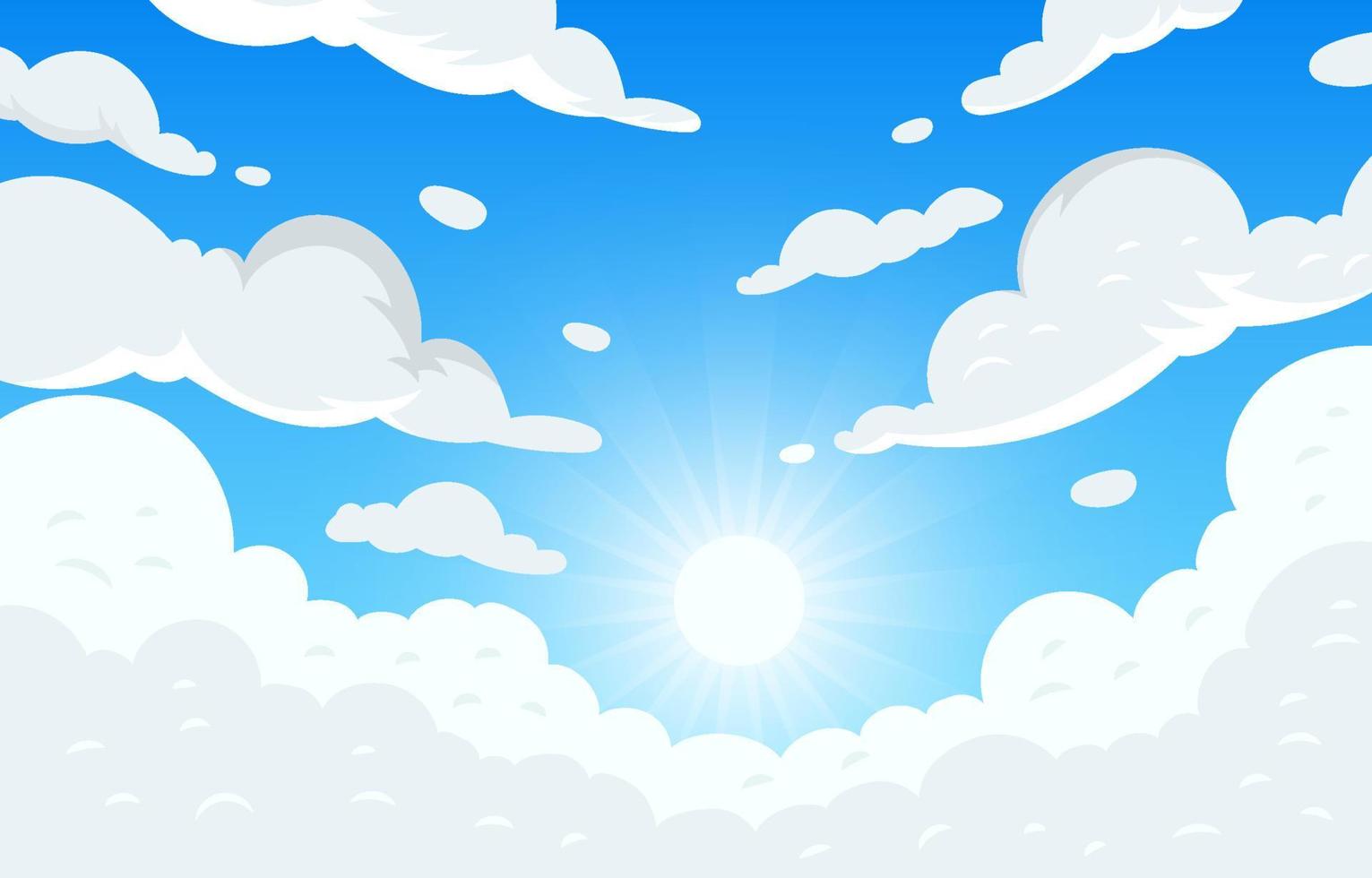 Blue Sky Background vector