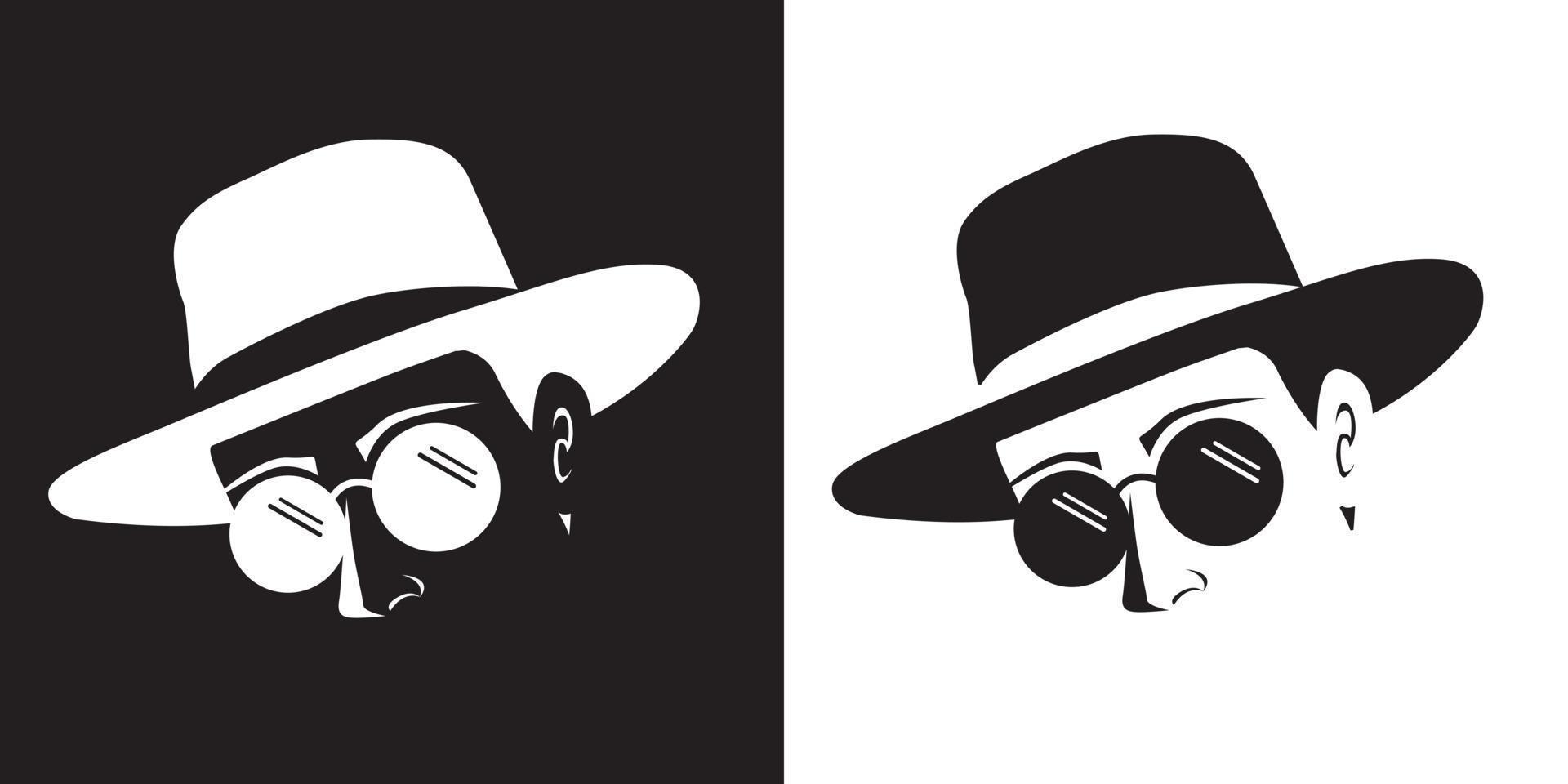 man wears hat graphic element 6884833 Vector Art at Vecteezy