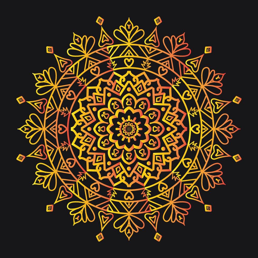 Coloring Pages Mandala for Kids vector