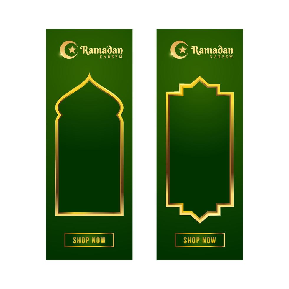 Islamic design mosque door or window for greeting background Ramadan Kareem and Eid Mubarak event vector