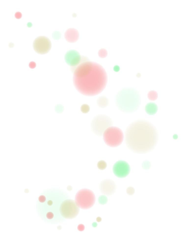 luces bokeh transparentes de colores en blanco. ilustración vectorial eps10 vector