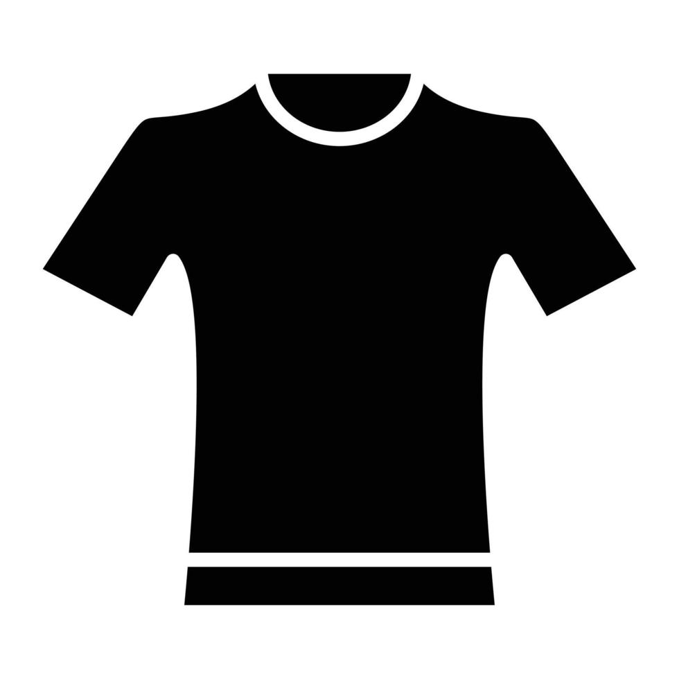 Tshirt Glyph Icon vector