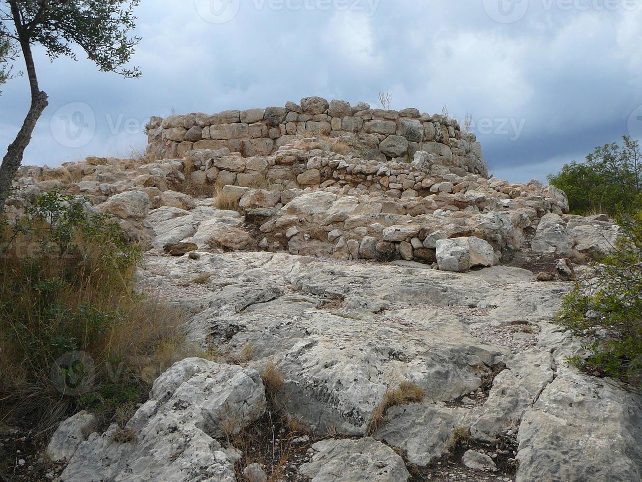 Puig de sa Morisca Moorish Peak archaeological park in Majorca photo