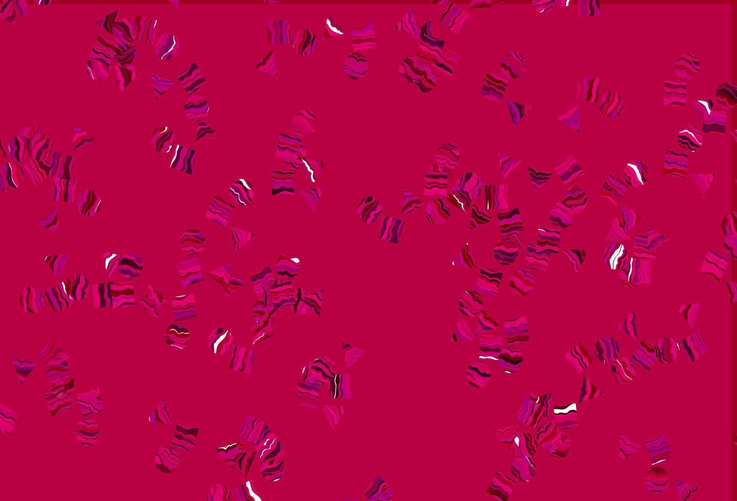 Light Purple, Pink vector template with crystals, circles, squares.