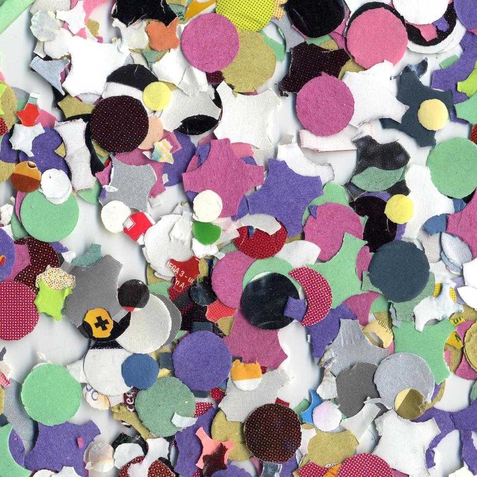 Carnival confetti background photo