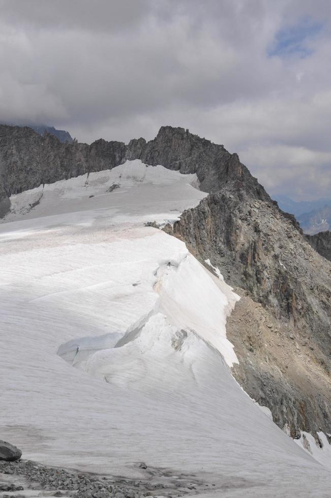 Mont Blanc in Aosta Valley photo