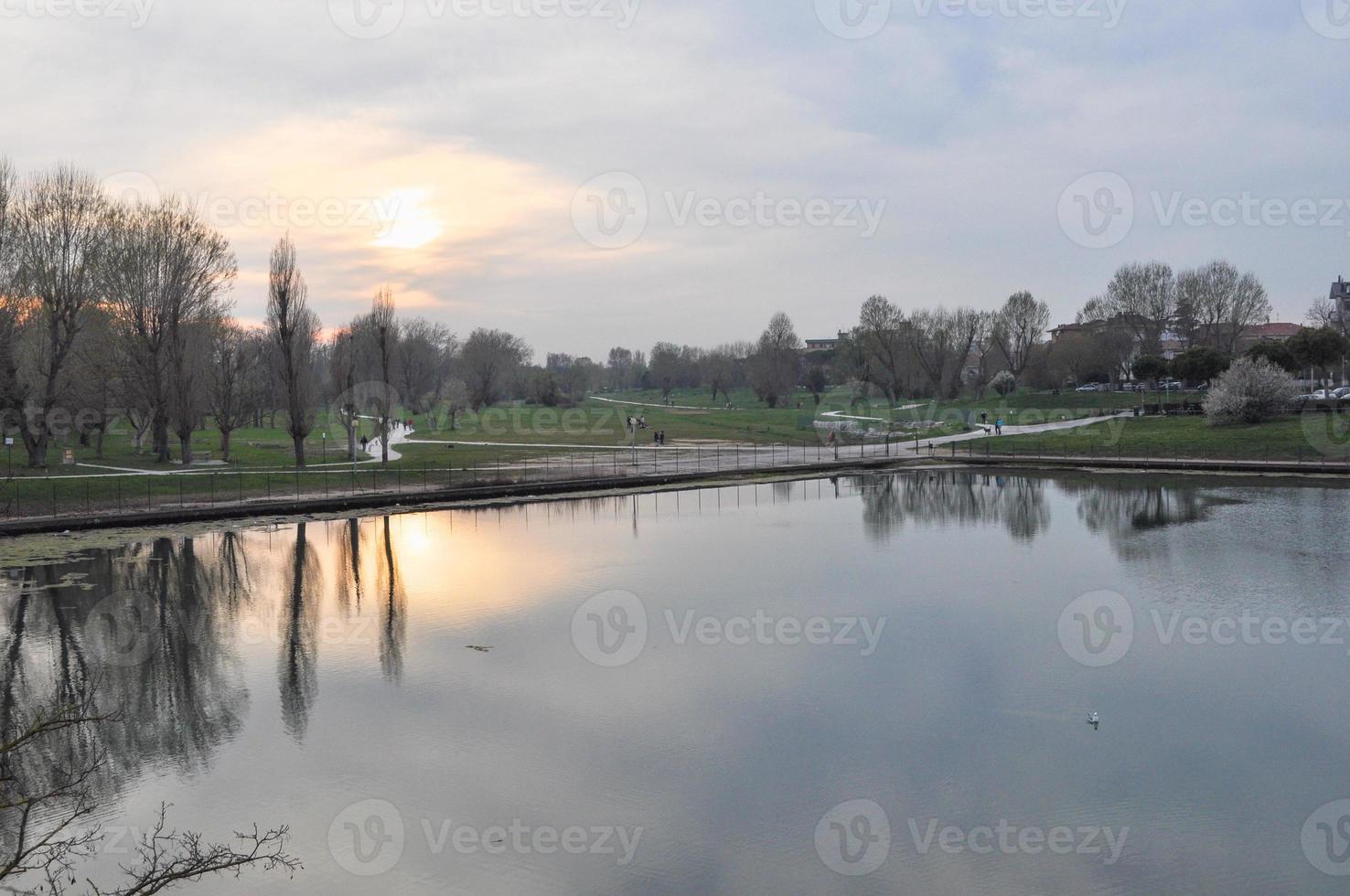 Public park in Riccione photo