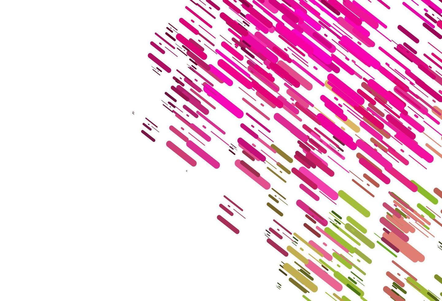 Light Pink, Green vector template with repeated sticks.