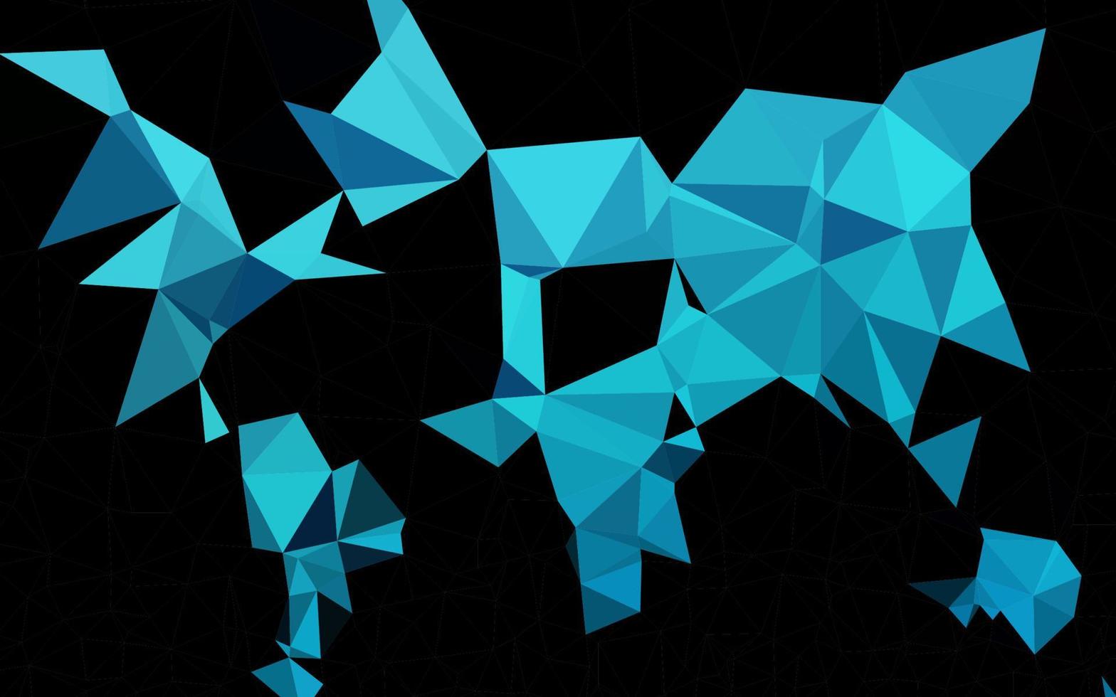 Light BLUE vector abstract polygonal texture.