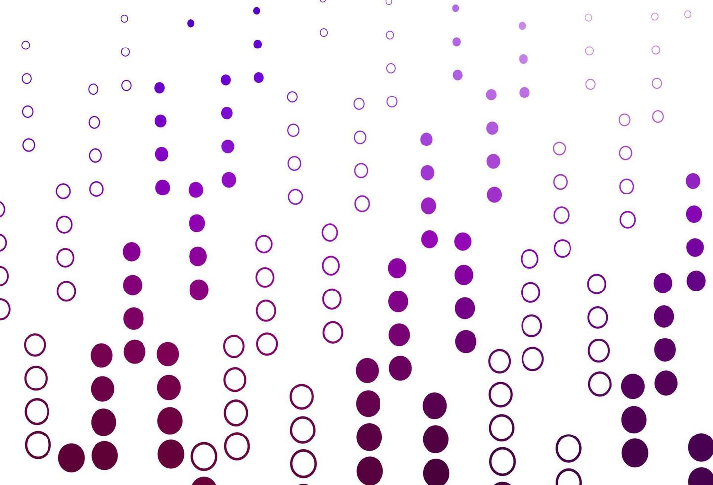 Light Purple vector pattern with spheres.