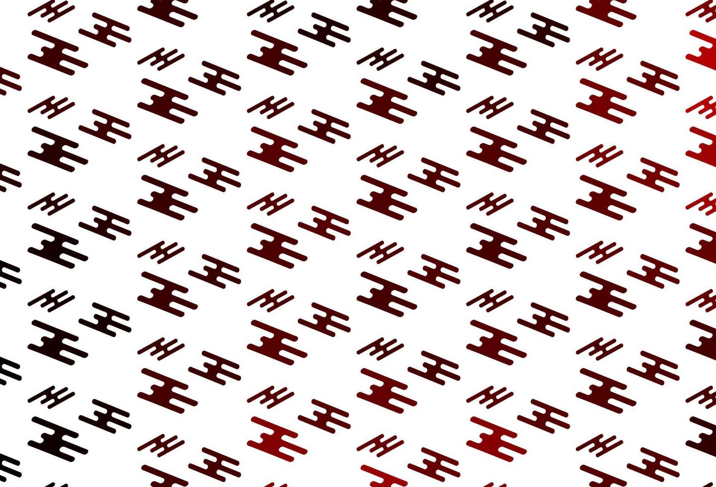 Light Red vector backdrop with long lines.